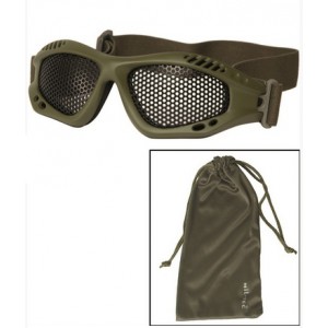 MilTec OLIVE TACTICAL GOGGLE WITH NET LENS